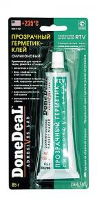 Герметик для стекол прозрачный силиконовый DD6705 85г