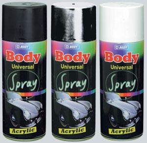 "ВODY" Краска черная глянцевая 400 мл (аэрозоль)