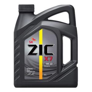 Масло моторное ZIC X7 5W40 SP синтетика 4л.