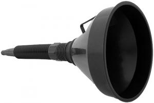 Воронка пластиковая с гибким носиком, фильтром (диаметр 135мм, длина 380мм) "AutoStandart"