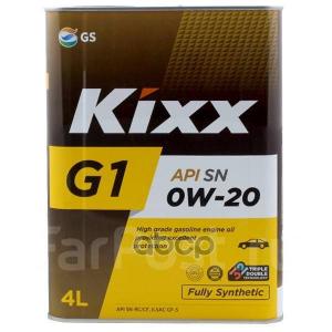 Масло моторное GS-OIL KIXX G1 0W20 SP синтетика 4л