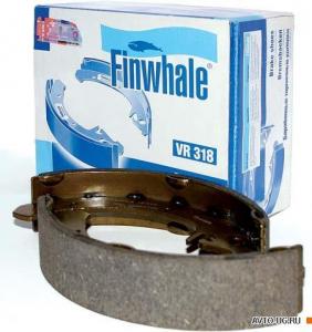 Колодка тормозная ВАЗ-2101 задняя (к-т, 4шт.) "Finwhale" (VR311)
