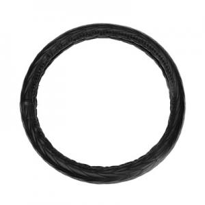 Оплетка руля кожаная SENATOR Dakota "M" (d=38см) /ЧЕРНЫЙ/