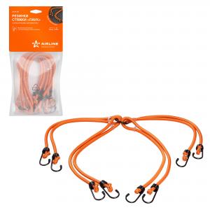 Стяжки крепления груза "AIRLINE" Паук 4шт (8мм* 80см) с мет. крючками