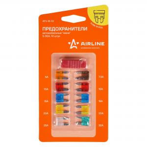 Предохранитель флажковый "AIRLINE" (микро) 5-30A (к-т 10шт.с щипцами)