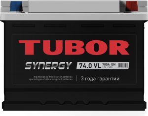 Аккумулятор TUBOR SYNERGY 70 Ач R kamina заряжен