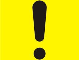 Наклейка "За рулем новичок" (Восклицательный знак на желтом фоне)