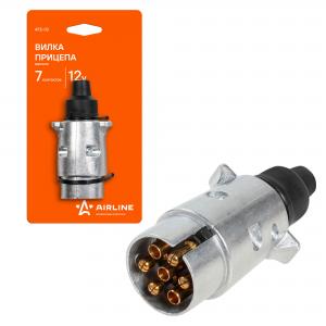 Вилка к фаркопу 7-контактная (прицеп) метал "AIRLINE"