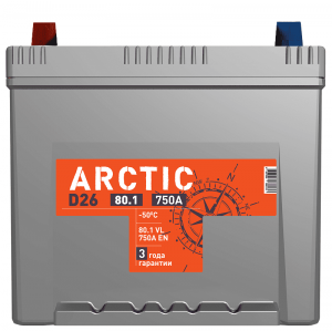 Аккумулятор Титан Arctic ASIA 80 Ач R