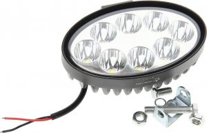 Фара рабочего света "AIRLINE" овальная (140х86х55мм) 24W 8LED
