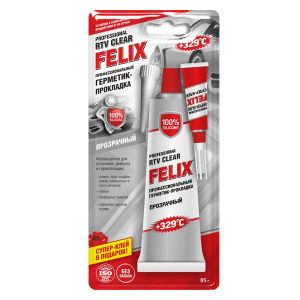 Герметик прокладка "FELIX" 85г (прозрачный)