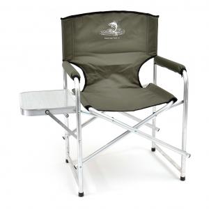 Кресло складное, алюминий AKS-02 с органайзером (Кедр)