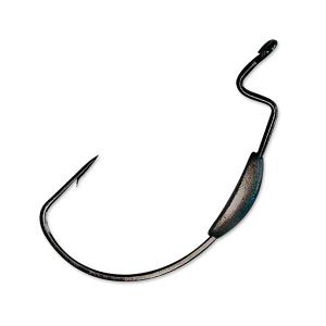 Крючок офсетный VMC 7316 LD оснащен грузом 1,0гр (5 шт.) №3/0