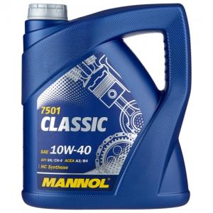 Масло моторное MANNOL CLASSIC 10W40 SN/CF полусинтетика 4л.