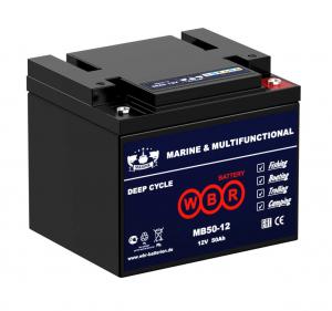 Аккумулятор WBR Marine MB50-12 12В 50 Aч (199*166*171). Гарантия 3 мес.