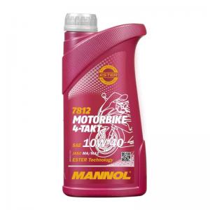 Масло моторное MANNOL MOTO 4-TAKT Motorbike 10W40 API SL JASO MA/MA2 1л.