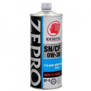 Масло моторное IDEMITSU ZEPRO Touring Pro FS 0W30 API SP/CF/GF-6A 1л.