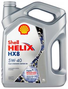 Масло моторное Shell Helix HX8 синтетика 5W40 API SN/CF 4л