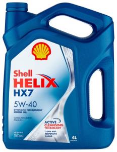 Масло моторное Shell Helix HX7 полусинтетика 5W40 API SN/CF 1л