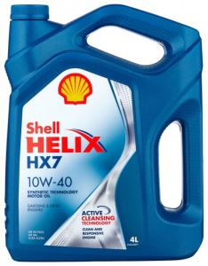 Масло моторное Shell Helix HX7 полусинтетика 10W40 API SN/CF 4л