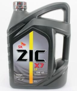 Масло моторное ZIC X7 LS 10W40 SM/CF синтетика 6л.