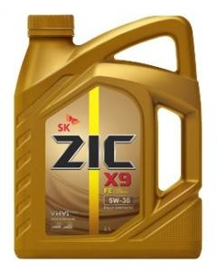 Масло моторное ZIC X9 FE 5W30 (Ford) синтетика 4л.