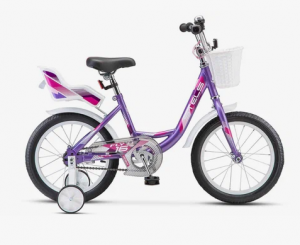 Велосипед, размер колеса 16", "Stels Flyte C", рама 11", детский, сиреневый
