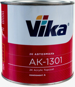 Краска "Вика" Акриловая черная (RAL9005) 0,8 кг