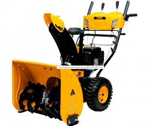 Машина снегоуборочная бензиновая SBM-610S (7.0л.с) электр. стартер, фара, обогрев DENZEL
