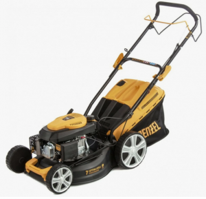 Газонокосилка бензиновая GLD-460SP, 146 куб.см., шир. 46 см,привод,7 уров.,травосб Denzel