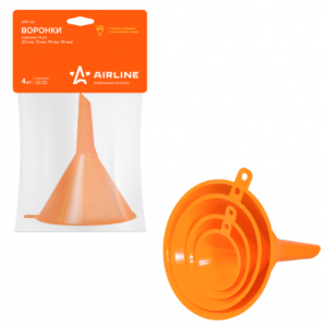 Воронка пластиковая "AIRLINE" (к-т 4шт 50, 70, 95, 115мм)