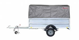 Прицеп автомобильный 8213В5 "Крепыш 2,5 Плюс" (2500x1500) тент 0,75 +надст. борта оцинк (R-13)