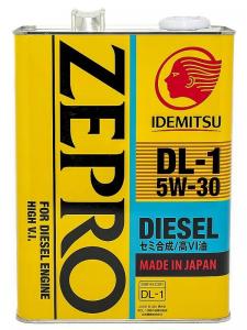 Масло моторное IDEMITSU ZEPRO Diesel DL-1 5W30 4л