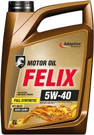 Масло моторное "FELIX" 5W40 A3/B4 API SN/CF 4л