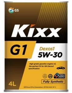 Масло моторное GS-OIL KIXX G1 Dexos1 5W30 API SN/CF-5 Plus синтетика 4л