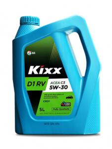 Масло моторное GS-OIL KIXX D1 RV 5W40 C3 синтетика 6л