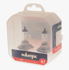 Лампа NARVA H7 12V RANGE POWER +50% яркости(к-т, 2шт.)