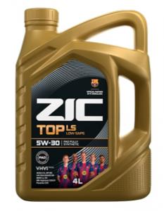 Масло моторное ZIC TOP LS 5W30 (VW 504/507) синтетика 4л.