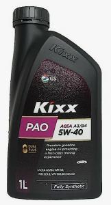 Масло моторное GS-OIL KIXX PAO 5W40 A3/B4 синтетика 1л