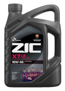 Масло моторное ZIC X7 LS 10W40 SM/CF синтетика 4л