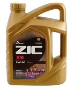 Масло моторное ZIC X9 5W40 SP синтетика 4л.