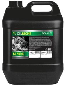 Масло моторное OIL RIGHT М10Г2К дизельное 20л.