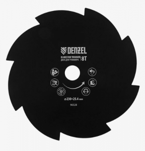 Диск для триммера, 230 х 25,4 толщина 1,6 мм, 8 лезвий "Denzel"