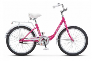 Велосипед, размер колеса 20", "Stels Pilot" 205 C, 1 скорость, рама 12", розовый