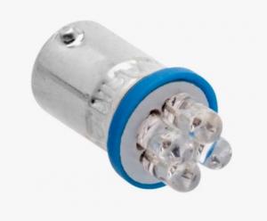 Лампа МАЯК светодиод 12V 4W синий T8 BA9S габарит