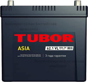 Аккумулятор TUBOR Standart 190.4 Ач